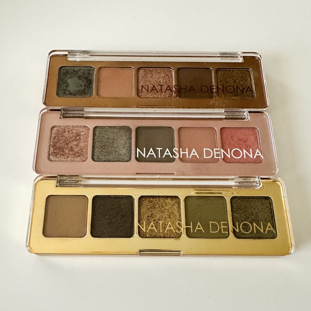 Natasha Denona Mini eyeshadows palettes in Mini Star, Mini Gold, and Mini Retro - Picture 2 of 8